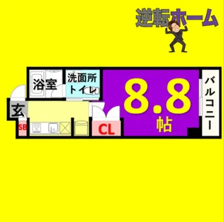 COZY阿由知通【2階】の間取り