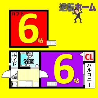 アーバンプラザ名古屋【1階】の間取り