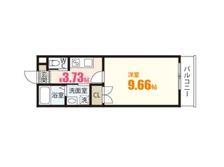 M・テラス上安A棟【0108号室】の間取り