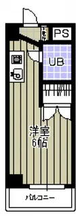 サウスヒルズ【102号室】の間取り