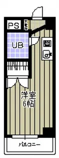 サウスヒルズ【203号室】の間取り