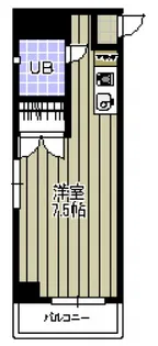 サウスヒルズ【405号室】の間取り