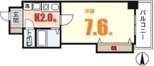 関本大町ビル【6階】の間取り