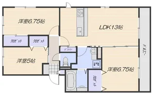 エミネンス【1階】の間取り