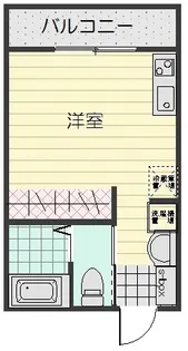 1Rの間取り画像