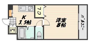 ハーシオンフルタIII【2階】の間取り