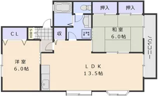 広島県広島市安佐南区祇園3丁目【アパート】の間取り