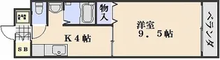 せせら弐番館【202号室】の間取り