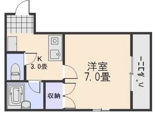 シティクロダ【3階】の間取り