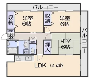クレセールII番館【3階】の間取り