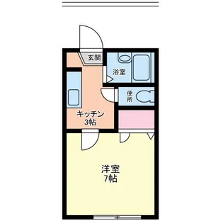 ウエストチェスタードミトリー【2階】の間取り