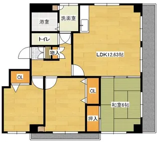 ピュア田中【3階】の間取り