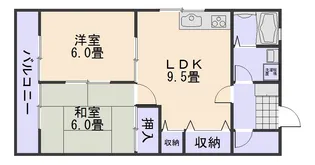 セジュールNAKAMURA【2階】の間取り