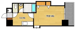 1DKの間取り画像