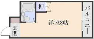 ウイングスSK【1階】の間取り