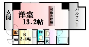 アーバンライフ中筋【9階】の間取り