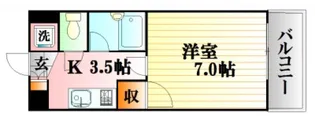 メイユール広兼【1階】の間取り