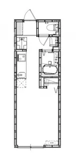 リバーノース川内【1階】の間取り