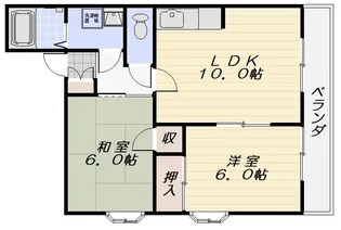 セピア大町【2階】の間取り