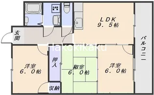 メゾン古田【3階】の間取り