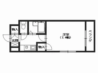 ソレーユ西山【4階】の間取り