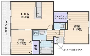 ルミエル【3階】の間取り