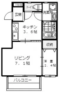 Studio脇岡【2階】の間取り