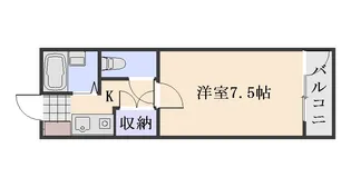 クレックスヤマシタ【3階】の間取り