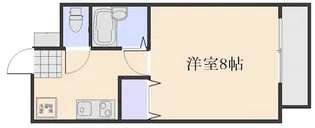 ルーエ祇園【2階】の間取り