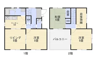 広島県広島市安佐北区安佐町大字飯室【一戸建】の間取り
