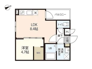 MOVE祇園【2階】の間取り