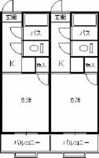 ネオデラサンテ【5階】の間取り