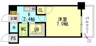 フォルム牛田新町【8階】の間取り
