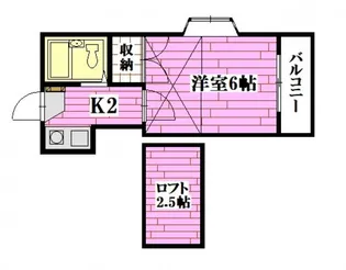 ベストハウス戸坂(Best House戸坂)【2階】の間取り