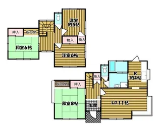 広島県広島市西区鈴が峰町【一戸建】の間取り