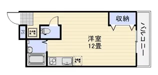 外田ビル(よそだびる)【2階】の間取り