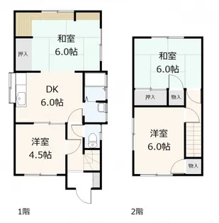 広島県広島市安佐北区可部町大字勝木【一戸建】の間取り
