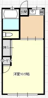 F&T長束【3階】の間取り