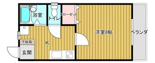 カーサタナカ【1階】の間取り
