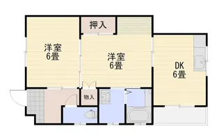 リブレ山本【1階】の間取り