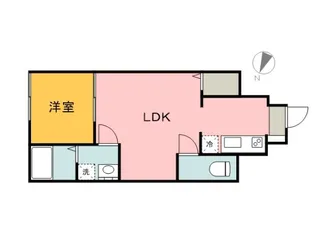 Pablo戸坂A棟【1階】の間取り