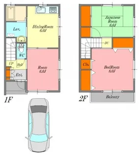広島県広島市安佐南区西原3丁目【タウンハウス】の間取り