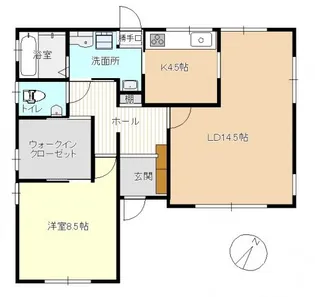 広島県広島市南区翠5丁目【一戸建】の間取り