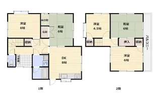 広島県廿日市市友田【一戸建】の間取り