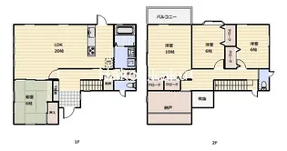 広島県廿日市市四季が丘2丁目【一戸建】の間取り
