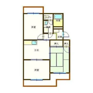 グランメール【4階】の間取り