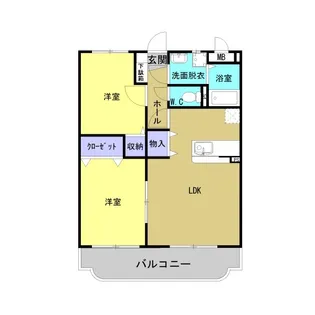 ソレイユ【2階】の間取り