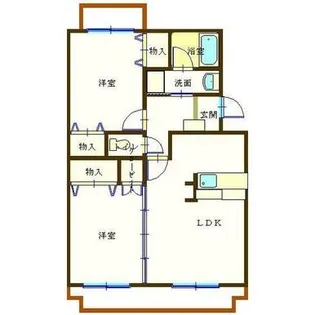 アムール高田【3階】の間取り
