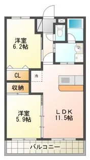 IBBⅣ【2階】の間取り