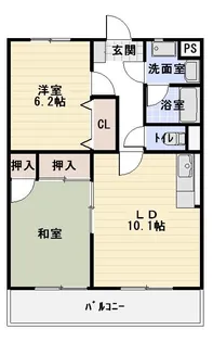 ジョイルームⅡ【1階】の間取り